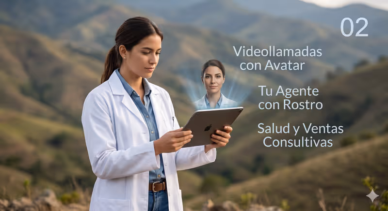 Videollamada con avatar de IA